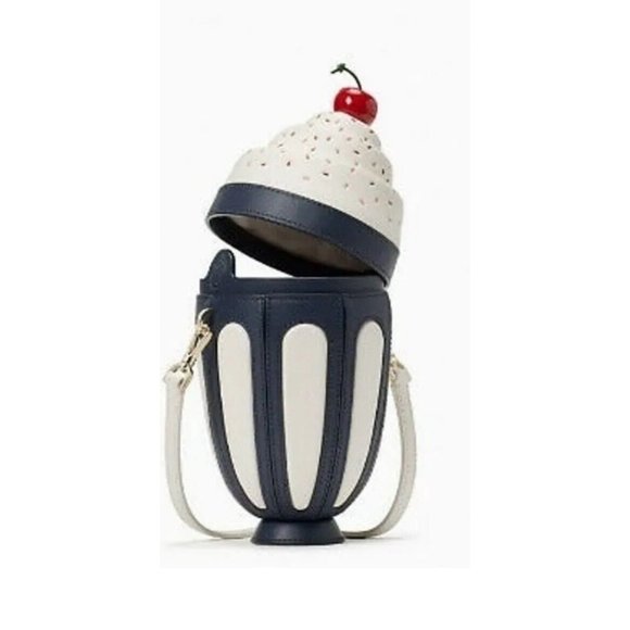 Kate Spade New York Ice Cream Sundae Crossbody Purse Adjustable Strap - Picture 2 of 9
